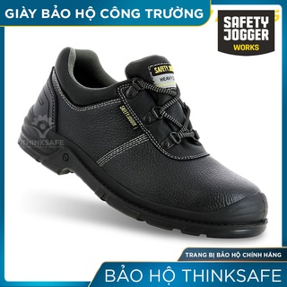 Giày bảo hộ lao động nam Jogger Thinksafe da bò thoáng khí, chống thấm nước, chống đinh, giày công trường - Bestrun2