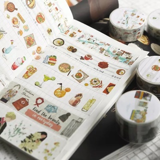 (Chiết theo chu kỳ) Băng dính washi tape chủ đề cuộc sống thường nhật #2