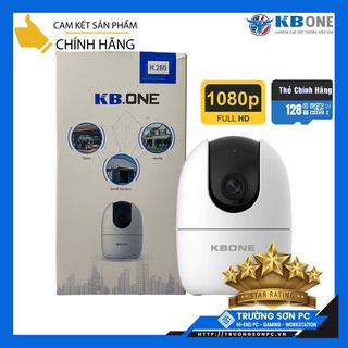 Camera IP Wifi KBONE KN-H21P-D 2MP Kèm Thẻ Nhớ Lưu Trữ 128Gb | Đàm Thoại 2 Chiều | Kết Nối Wifi/ Lan