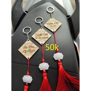 (Theo yêu cầu) Móc khoá Gỗ cổ trang - Zalo tư vấn : 0944.221.656