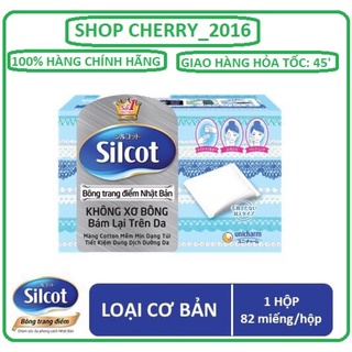 ☘Bông tẩy trang Silcot 88 miếng Nhật Bản