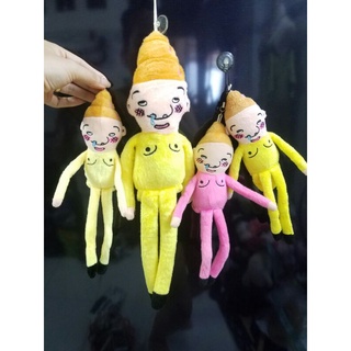 móc khóa bà già biến thái cục shit nhồi bông