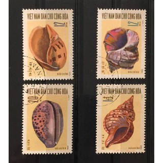 Tem sưu tập MS 238 Tem CTO ốc biển 1970 ( 4 tem )