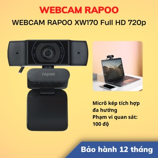 [Hỏa Tốc - HCM] Webcam Rapoo XW170 độ phân giải HD 720P | Hàng Chính Hãng | Bảo Hành 12 Tháng | LSB Store