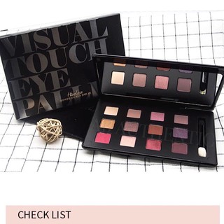 [HOT] Bảng màu mắt Hàn quốc HEELAA 12 ô màu - VISUAL TOUCH SHADOW PALETTE
