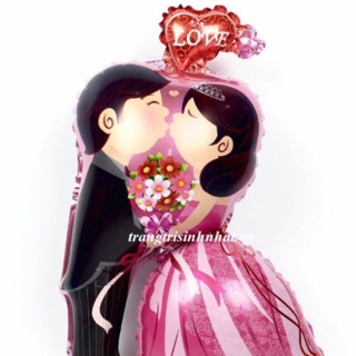 Bóng cô dâu chú rể liền