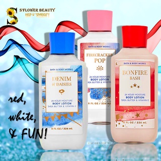 Sữa Dưỡng Thể Lưu Hương Mịn Da Bath &amp; Body Works  Body Lotion - Firecracker POP | Bonfire Bash | Denim &amp; Daisies