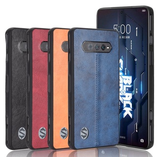 Ốp Điện Thoại Da Đơn Giản Chống Rơi Cho Xiaomi Mi Note 10 9 8 se Mix 4 Black Shark 5 5rs 4 3 Pro Lite