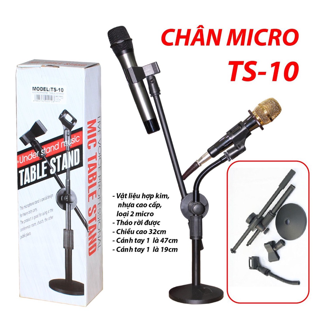Chân đế micro để bàn TS-10