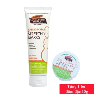 [Chính hãng] Kem ngăn ngừa giảm vết rạn khi mang thai Palmer's Cococa Butter Massage Cream For Stretch Marks 125g