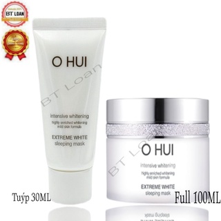 Mặt nạ ngủ dưỡng trắng da Ohui Extreme White Sleeping Mask