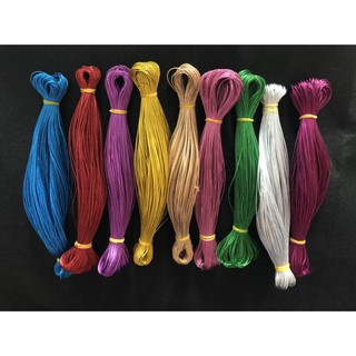 NOEL - DÂY CƯỚC TREO TRANG TRÍ, Cuộn Dây kim tuyến 1mm