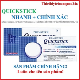[Có sẵn] Que thử thai Quickstick, Quickseven- biết nhanh trong 3 phút