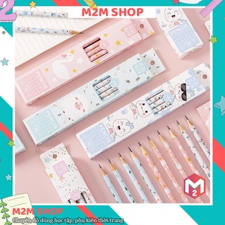 Hộp bút chì HB nhiều hình con vật cute dễ thương