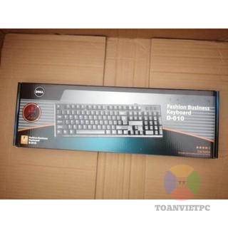 Bàn Phím Máy Tính Văn Phòng với Dây DELL D-610