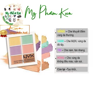 Che Khuyết Điểm 6 Ô NYX Color Correcting Concealer Palette (1,5g x 6)