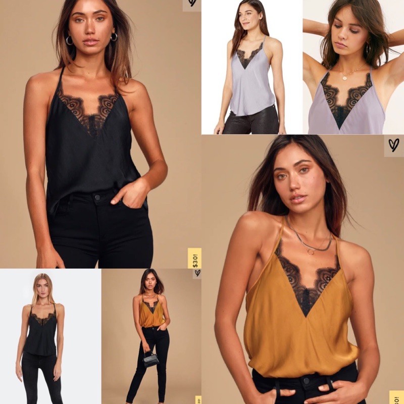 Áo 2 dây lụa Free People