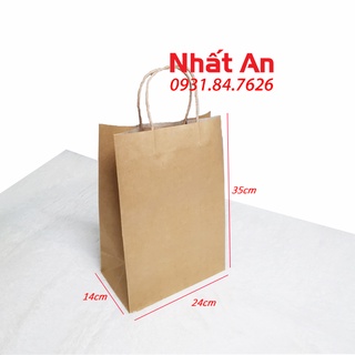 Túi giấy kraft quai xách - Set 50 cái