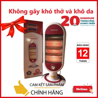 Quạt sưởi Kymoto KMT-01 03 bóng , Công nghệ sưởi Halogen không gây khó thở và khô da, Làm ấm nhanh, tỏa nhiệt đều