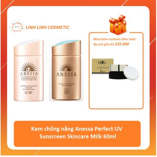 ( 60g-90g ) mẫu mới - Kem chống nắng Anessa Shiseido UV milk Nhật Bản