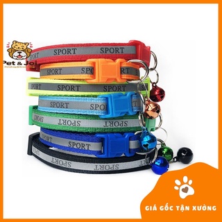 Vòng cổ phản quang in chữ SPORT