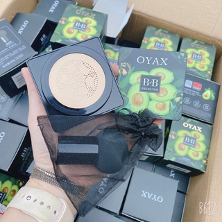 Phấn Nhung Tươi OYaX makeup mỏng nhẹ tặng kèm bông tán phấn