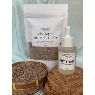 Combo Yến Mạch Cà Phê &amp; Dừa và Mỡ trăn nguyên chất + QUÀ TẶNG