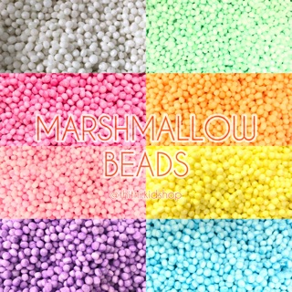 Xốp mỹ marshmallow foam beads / màu nhạt