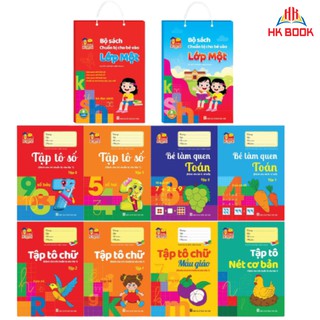 [MỚI] Túi Chuẩn Bị Cho Bé Vào Lớp 1 (combo 8 cuốn)