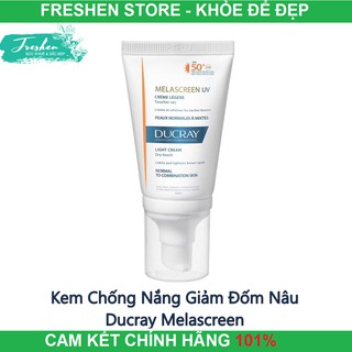 ✅ (CHÍNH HÃNG) Kem Chống Nắng Giảm Đốm Nâu Ducray Melascreen Photoprotection Light Cream SPF50+ 40ml