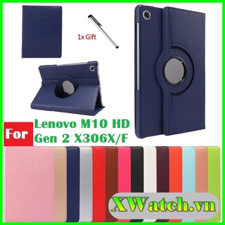 [Mã ELMS10 giảm 6% đơn 50K] Tặng bút cảm ứng _Bao da xoay cho Máy tính bảng Lenovo Tab M10 HD - Gen 2 X306X X306N X306F