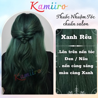 [ PHỦ BONG ] Thuốc nhuộm tóc XANH RÊU