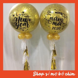 Vỏ Bóng To In chữ Tông Vàng