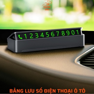 Bảng ghi, thẻ lưu số điện thoại cho ô tô xe hơi khi dừng đỗ chất liệu nhựa cao cấp bền đẹp nhỏ gọn tiện dụng