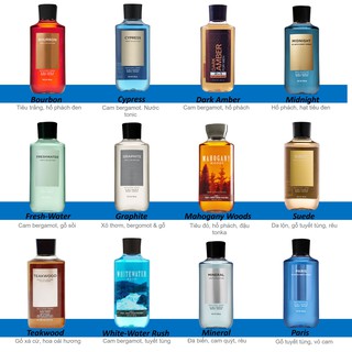 Sữa tắm gội 2 trong 1 Bath And Body Works – Men’s Collection 295ml