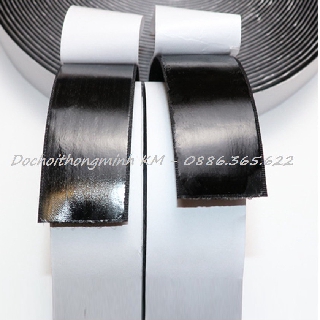Băng dính nhám/ Băng dính xé/ Velcro 3.8 cm bán theo mét dài