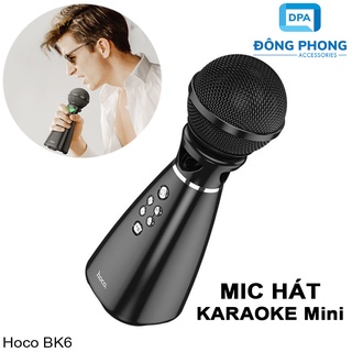 [Mã ELHACE giảm 4% đơn 300K] Micro Hát Karaoke Mini HOCO Bk6 Chính Hãng