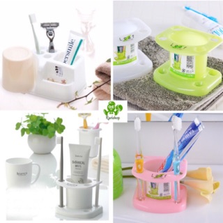 Giá cắm bàn chải kem đánh răng Inomata Nhật Bản,giá đựng tiện ích vật dụng phòng tắm