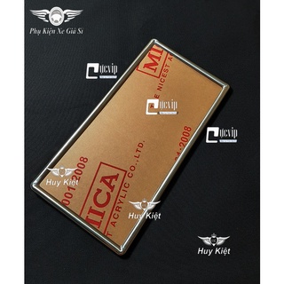 20 Cái Khung Biển Số Vàng Ô Tô Inox Cho Xe Kinh Doanh Vận Tải