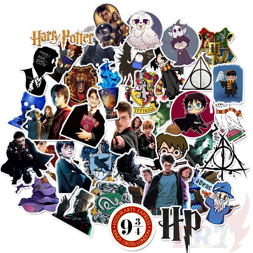 Sticker / Hình dán Harry Potter (Combo 60 stickers, random)