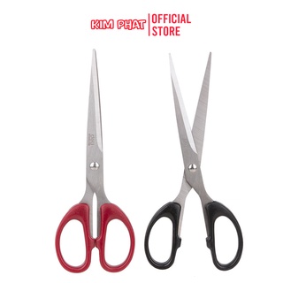 Kéo hợp kim thép không rỉ sắc bén, dài 18cm Deli
