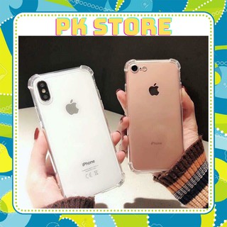 Ốp lưng Iphone chống sốc- Ốp silicon trong suốt  iphone 5/6/6Plus/7g/8g/7Plus/8Plus/X/XSMAX/11/11PRO/ 11PRO MAX