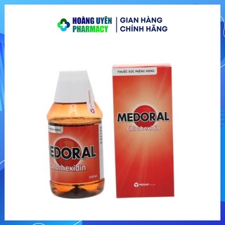 Nước súc miệng Medoral Chai lớn 250ml