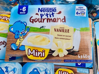 [Có hủ lẻ] Váng sữa Nestle 6×60g không cần bảo quản lạnh cho bé từ 6m+ Date 2022