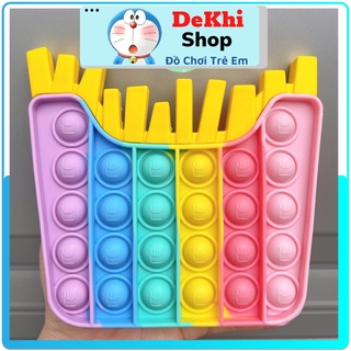 Pop it Đồ chơi giải trí nhấn, Popit bóp bong bóng giải tỏa căng thẳng đồ chơi popit amongus giá rẻ Dekhi Shop