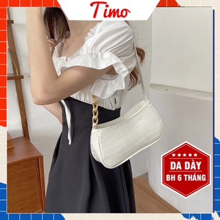 Túi xách nữ, Túi kẹp nách nữ thời trang da vân cá sấu style phong cách Hàn Quốc TX005