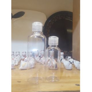 Chai nhựa trong nắp bật 100ml