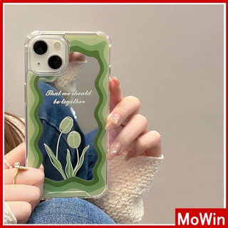 iPhone Case Acrylic Mirror Airbag Shockproof Protection Camera Flower Tulip Compatible with iPhone 11 iPhone 13 Pro Max iPhone 12 Pro Max iPhone 7 Plus iPhone xr