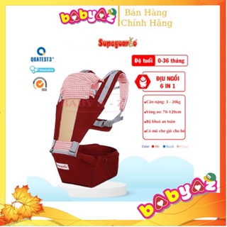 Địu Em Bé Supeguardo 6 Tư Thế, Địu Cho Bé Có Ghế Ngồi Thương Hiệu Thái Lan
