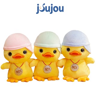 Gấu bông vịt vàng cute size 25cm cao cấp JouJou mềm mịn dễ thương cho bé